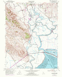 Download a high-resolution, GPS-compatible USGS topo map for Sears Point, CA (1974 edition)