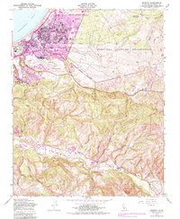Download a high-resolution, GPS-compatible USGS topo map for Seaside, CA (1985 edition)