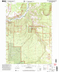 Download a high-resolution, GPS-compatible USGS topo map for Secret Spring Mountain, CA (2004 edition)