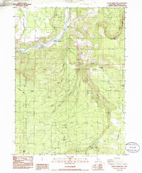 preview thumbnail of historical topo map of Siskiyou County, CA in 1985