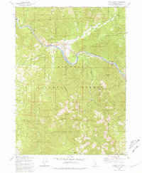 Download a high-resolution, GPS-compatible USGS topo map for Seiad Valley, CA (1981 edition)