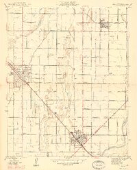 1947 Map of Selma, CA