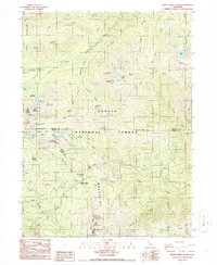 preview thumbnail of historical topo map of Siskiyou County, CA in 1986