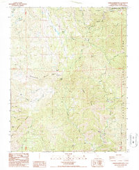 Download a high-resolution, GPS-compatible USGS topo map for Shadequarter Mtn, CA (1987 edition)