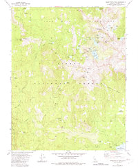 Download a high-resolution, GPS-compatible USGS topo map for Sharktooth Peak, CA (1982 edition)