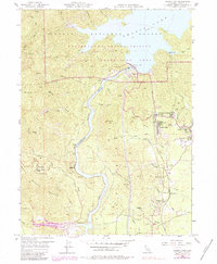 Download a high-resolution, GPS-compatible USGS topo map for Shasta Dam, CA (1984 edition)