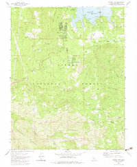 Download a high-resolution, GPS-compatible USGS topo map for Shaver Lake, CA (1983 edition)