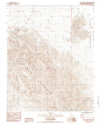 Download a high-resolution, GPS-compatible USGS topo map for Sheep Creek Spring, CA (1985 edition)