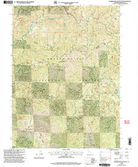 Download a high-resolution, GPS-compatible USGS topo map for Shoeinhorse Mountain, CA (2003 edition)