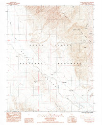 Download a high-resolution, GPS-compatible USGS topo map for Shore Line Butte, CA (1984 edition)