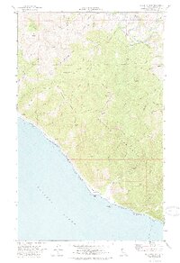 preview thumbnail of historical topo map of Humboldt County, CA in 1969