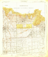 Download a high-resolution, GPS-compatible USGS topo map for Sierra Madre, CA (1928 edition)