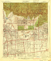 Download a high-resolution, GPS-compatible USGS topo map for Sierra Madre, CA (1941 edition)