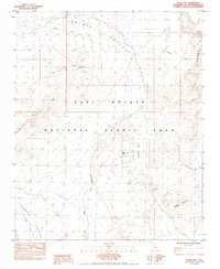 preview thumbnail of historical topo map of San Bernardino County, CA in 1984