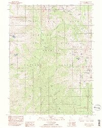 preview thumbnail of historical topo map of Trinity County, CA in 1982