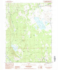 preview thumbnail of historical topo map of Lassen County, CA in 1983