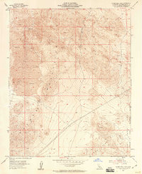 Download a high-resolution, GPS-compatible USGS topo map for Silver Bell Mine, CA (1958 edition)