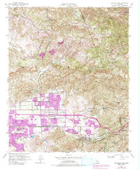 Download a high-resolution, GPS-compatible USGS topo map for Simi Valley East, CA (1994 edition)
