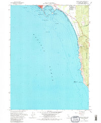 preview thumbnail of historical topo map of Del Norte County, CA in 1966