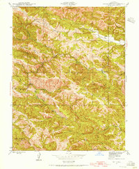 Download a high-resolution, GPS-compatible USGS topo map for Skaggs Springs, CA (1956 edition)