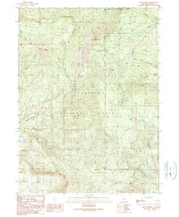 Download a high-resolution, GPS-compatible USGS topo map for Skunk Ridge, CA (1990 edition)