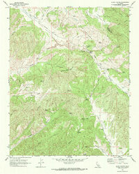Download a high-resolution, GPS-compatible USGS topo map for Slack Canyon, CA (1973 edition)