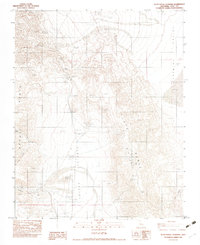 Download a high-resolution, GPS-compatible USGS topo map for Slate Range Crossing, CA (1983 edition)