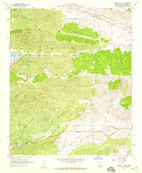 preview thumbnail of historical topo map of Los Angeles County, CA in 1958