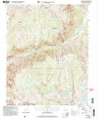 Download a high-resolution, GPS-compatible USGS topo map for Slide Bluffs, CA (2007 edition)