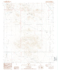 preview thumbnail of historical topo map of San Bernardino County, CA in 1988