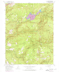 preview thumbnail of historical topo map of El Dorado County, CA in 1952