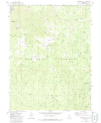 Download a high-resolution, GPS-compatible USGS topo map for Soapstone Hill, CA (1986 edition)