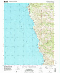 preview thumbnail of historical topo map of Monterey County, CA in 1995