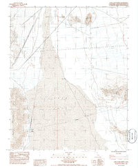 Download a high-resolution, GPS-compatible USGS topo map for Soda Lake North, CA (1986 edition)