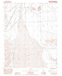 Download a high-resolution, GPS-compatible USGS topo map for Soda Lake North, CA (1984 edition)
