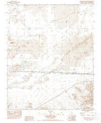 Download a high-resolution, GPS-compatible USGS topo map for Soda Lake South, CA (1987 edition)