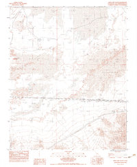 Download a high-resolution, GPS-compatible USGS topo map for Soda Lake South, CA (1983 edition)