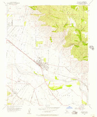 1955 Map of Soledad, CA, 1957 Print
