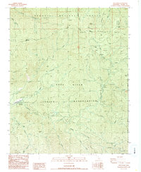 Download a high-resolution, GPS-compatible USGS topo map for Solo Peak, CA (1987 edition)