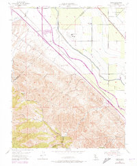 preview thumbnail of historical topo map of Stanislaus County, CA in 1953