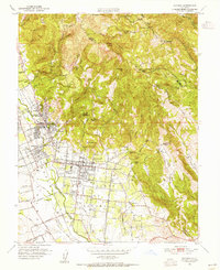 Download a high-resolution, GPS-compatible USGS topo map for Sonoma, CA (1955 edition)