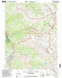 preview thumbnail of historical topo map of Tuolumne County, CA in 2001