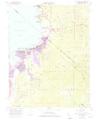 Download a high-resolution, GPS-compatible USGS topo map for South Lake Tahoe, CA (1975 edition)