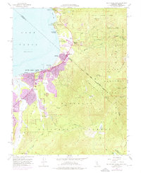 preview thumbnail of historical topo map of South Lake Tahoe, CA in 1955