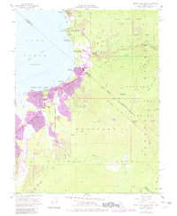 Download a high-resolution, GPS-compatible USGS topo map for South Lake Tahoe, CA (1983 edition)