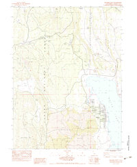 Download a high-resolution, GPS-compatible USGS topo map for Spalding Tract, CA (1983 edition)