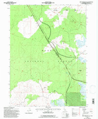 Download a high-resolution, GPS-compatible USGS topo map for Spaulding Butte, CA (1997 edition)