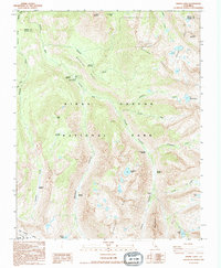 Download a high-resolution, GPS-compatible USGS topo map for Sphinx Lakes, CA (1995 edition)
