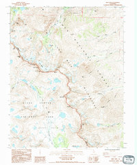 Download a high-resolution, GPS-compatible USGS topo map for Split Mtn, CA (1995 edition)
