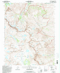 Download a high-resolution, GPS-compatible USGS topo map for Split Mtn, CA (1997 edition)